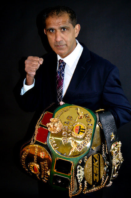 Kash The Flash with Championship Belts